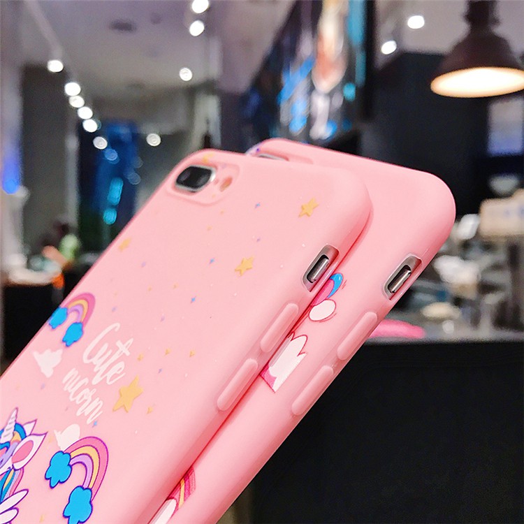 ốp lưng iphone 11 Pro Max 6 6S 6SPlus 6plus 7Plus 8 Plus SE 2020 X XS XSMAX XR Couple cartoon unicorn Phone Case | BigBuy360 - bigbuy360.vn