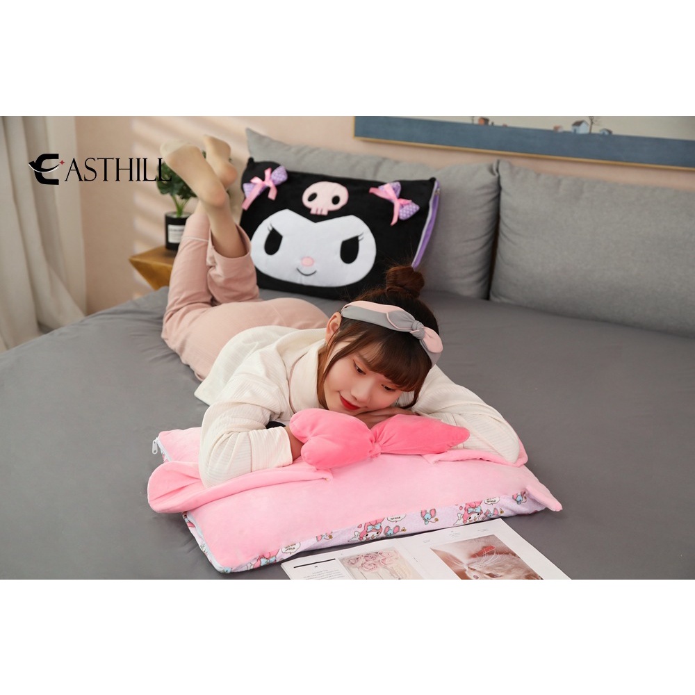 Vỏ Gối Nhồi Bông Hình Nhân Vật Kuromi Cinnamoroll Dễ Thương 50X70CM