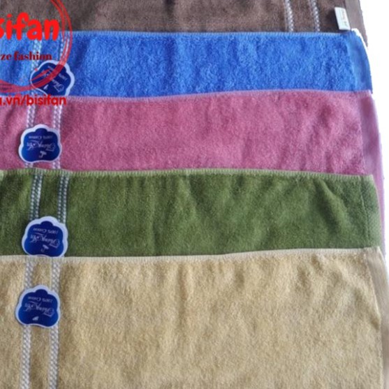 (KMĐ) Khăn mặt Thăng An chất cotton sợi bông siêu mềm không sổ lông khôg phai mầu trơn nhớt hàng Việt Nam chất lượng cao