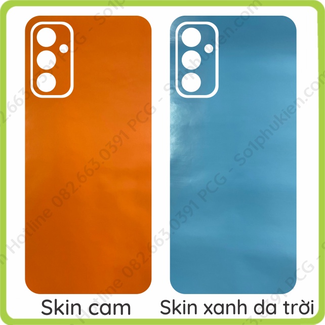 Miếng dán mặt lưng kèm cam skin carbon Samsung M13 / M13 5G / M23 / M52 5G