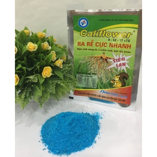 Phân bón CALIFLOWER 8-52-17 - SIÊU RA HOA, KHỎE RỄ - GÓI 200GR