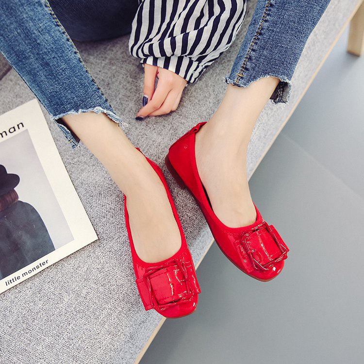 Giày bệt da giày búp bê thời trang chun GCG09 | BigBuy360 - bigbuy360.vn