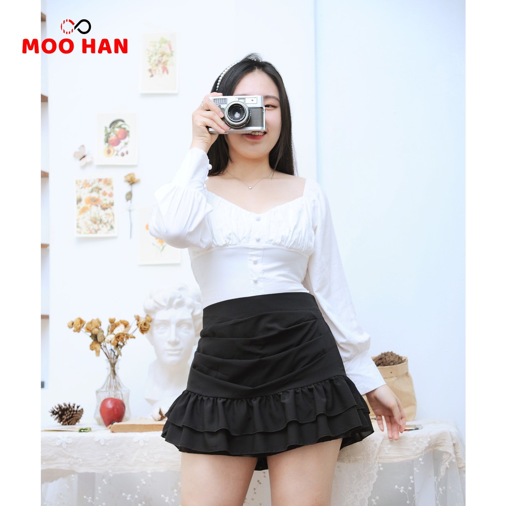 [HÀNG MỚI VỀ] CHÂN VÁY BIGSIZE BÈO NHÚN CÓ LÓT QUẦN | BigBuy360 - bigbuy360.vn