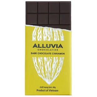 Socola đen Alluvia vị quế 70% cacao