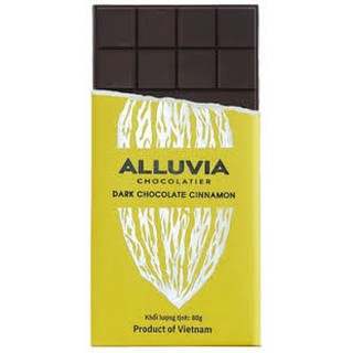 Socola đen Alluvia vị quế 70% cacao