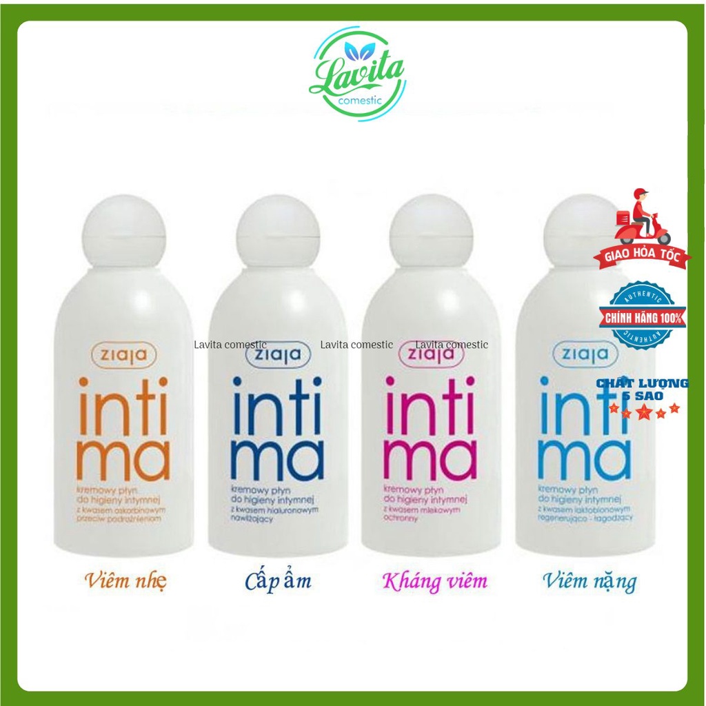 Intima - Dung dịch vệ sinh phụ nữ Intima Ziaja Ba Lan 200ml