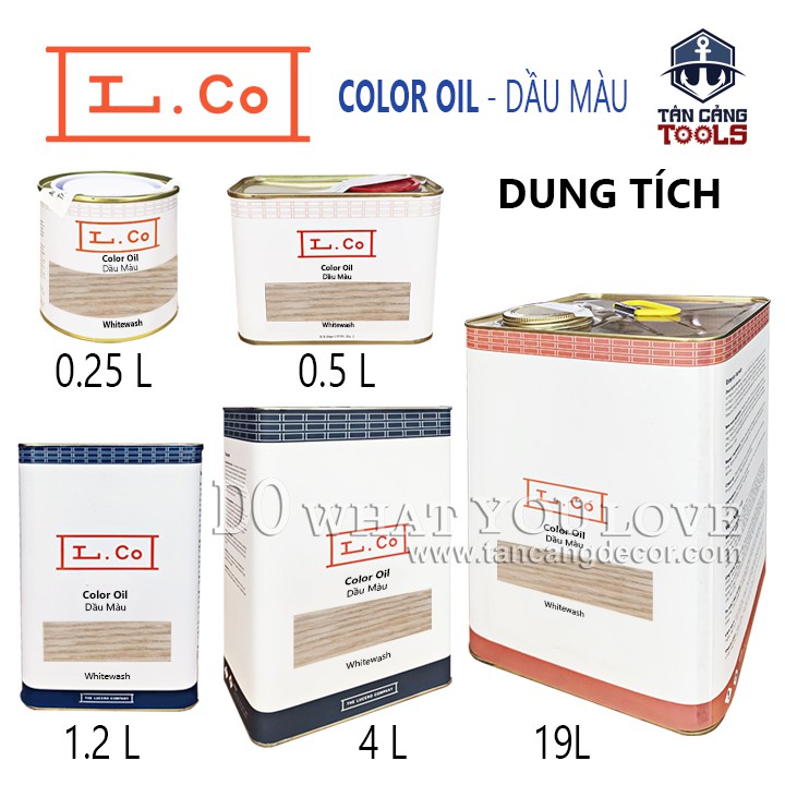 L.Co Dầu Màu – Màu Driftwood COLCA ( Nhiều Trọng Lượng )