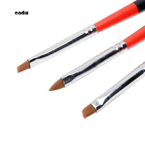 [Hàng mới về] Bộ 3 cây cọ vẽ trang trí nghệ thuật móng tay chuyên dụng