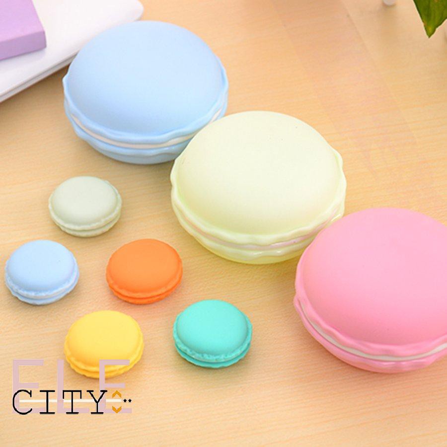 Hộp Đựng Trang Sức Hình Bánh Macaron 16 Ngăn