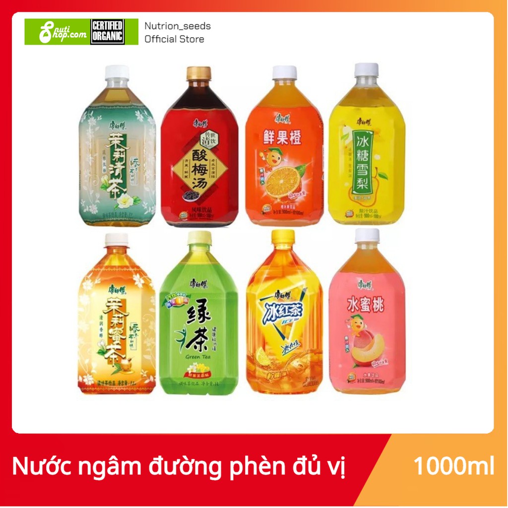 Nước Lê chưng đường phèn đủ vị 1000ml