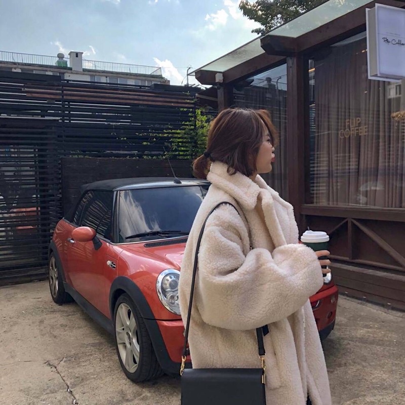 ÁO KHOÁC LÔNG DÁNG DÀI ULZZANG