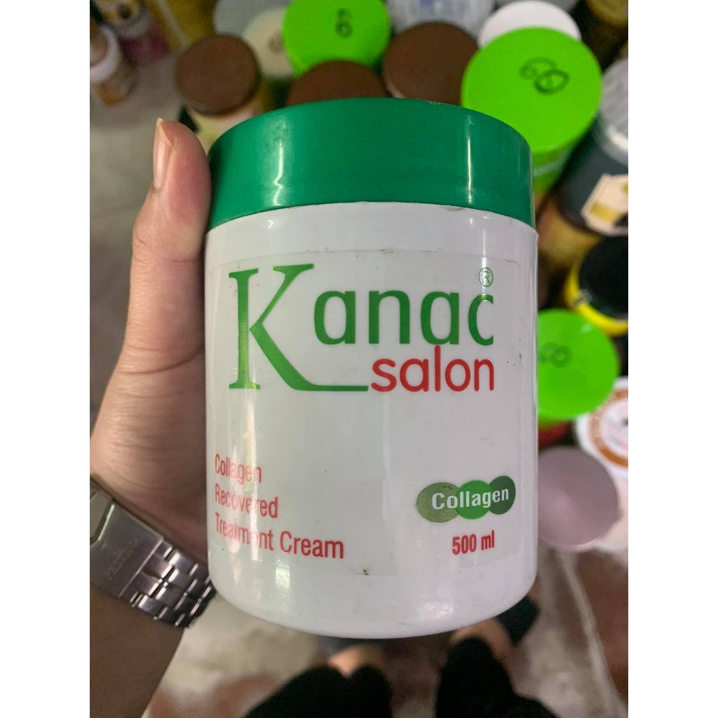 Hấp Dầu Phục Hồi Collagen Kanac Salon 500ml