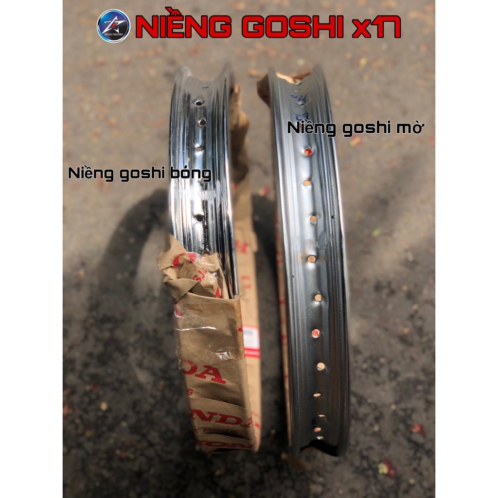 NIỀNG SIAM GOSHI MỜ/BÓNG SIZE 17