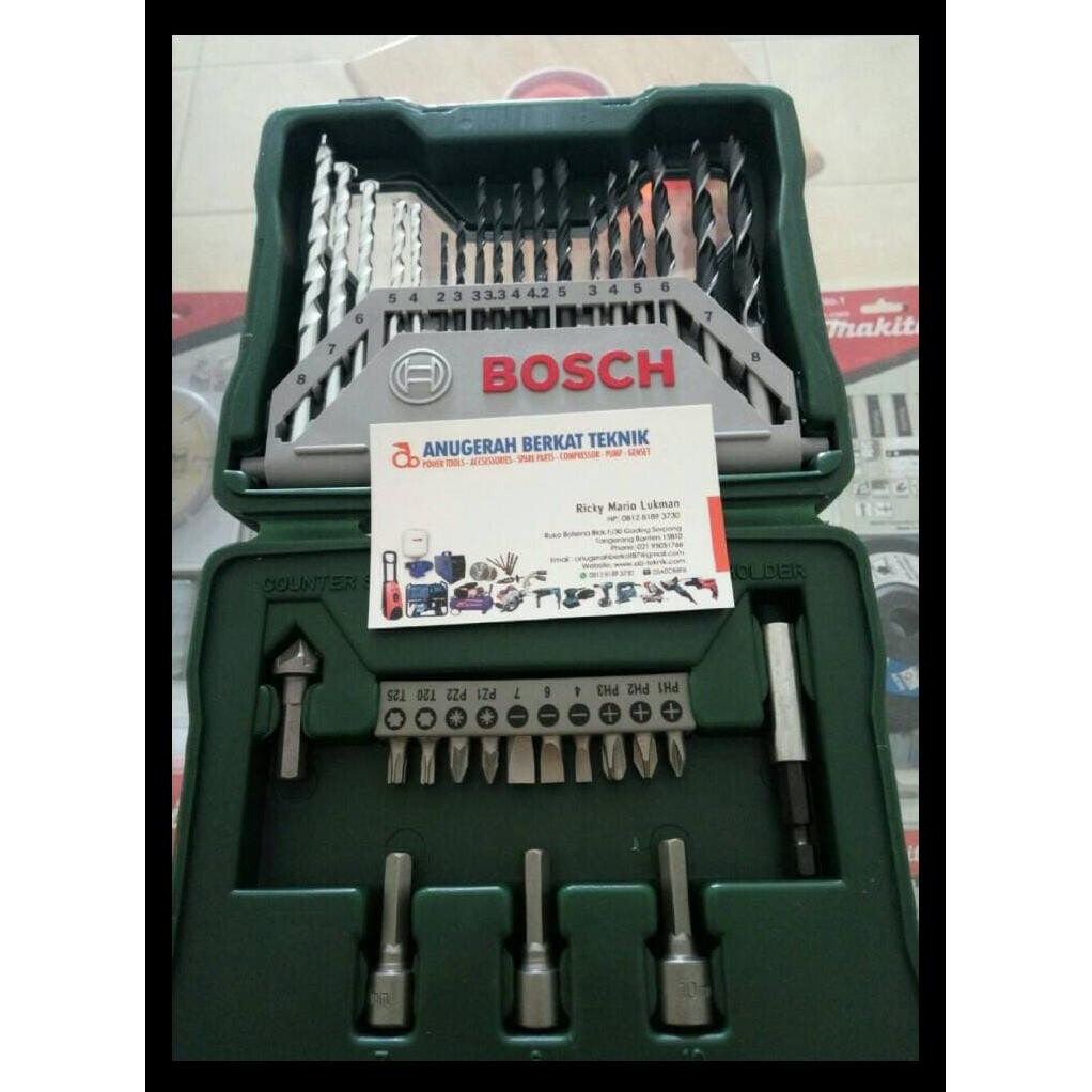 Bosch Hộp Đựng Mũi Khoan Gỗ / Kim Loại / Sắt / Tua Vít Đa Năng Tiện Dụng