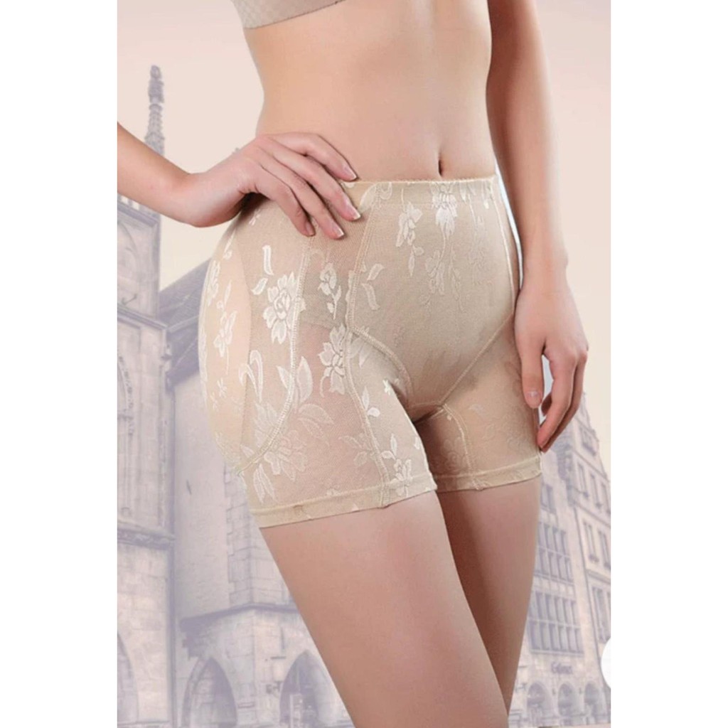 Quần Độn Mông - Nâng Mông - Nâng Hông Hoa Văn Làm Đẹp Dáng Giúp Tăng Vòng 3 Căng Tròn, Độn 2 Bên Hông 2in1