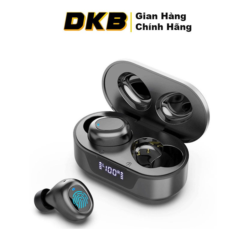 Tai nghe blutooth nhét tai DKB - TW16 cảm ứng vân tay hỗ trợ các dòng điện thoại