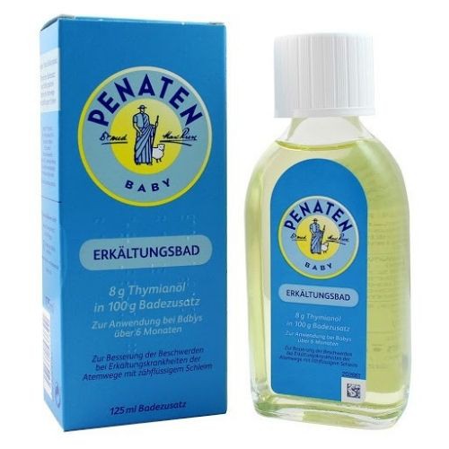 Tinh dầu tràm tắm chống cảm Penaten Đức 125ml Dành cho bé từ sơ sinh tăng cường sức đề kháng cho bé khoẻ - mẹ bean bon