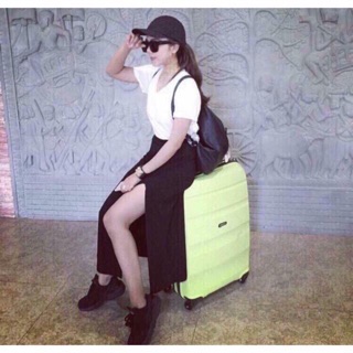 Chân váy xẻ cạp chun hot hit TL4