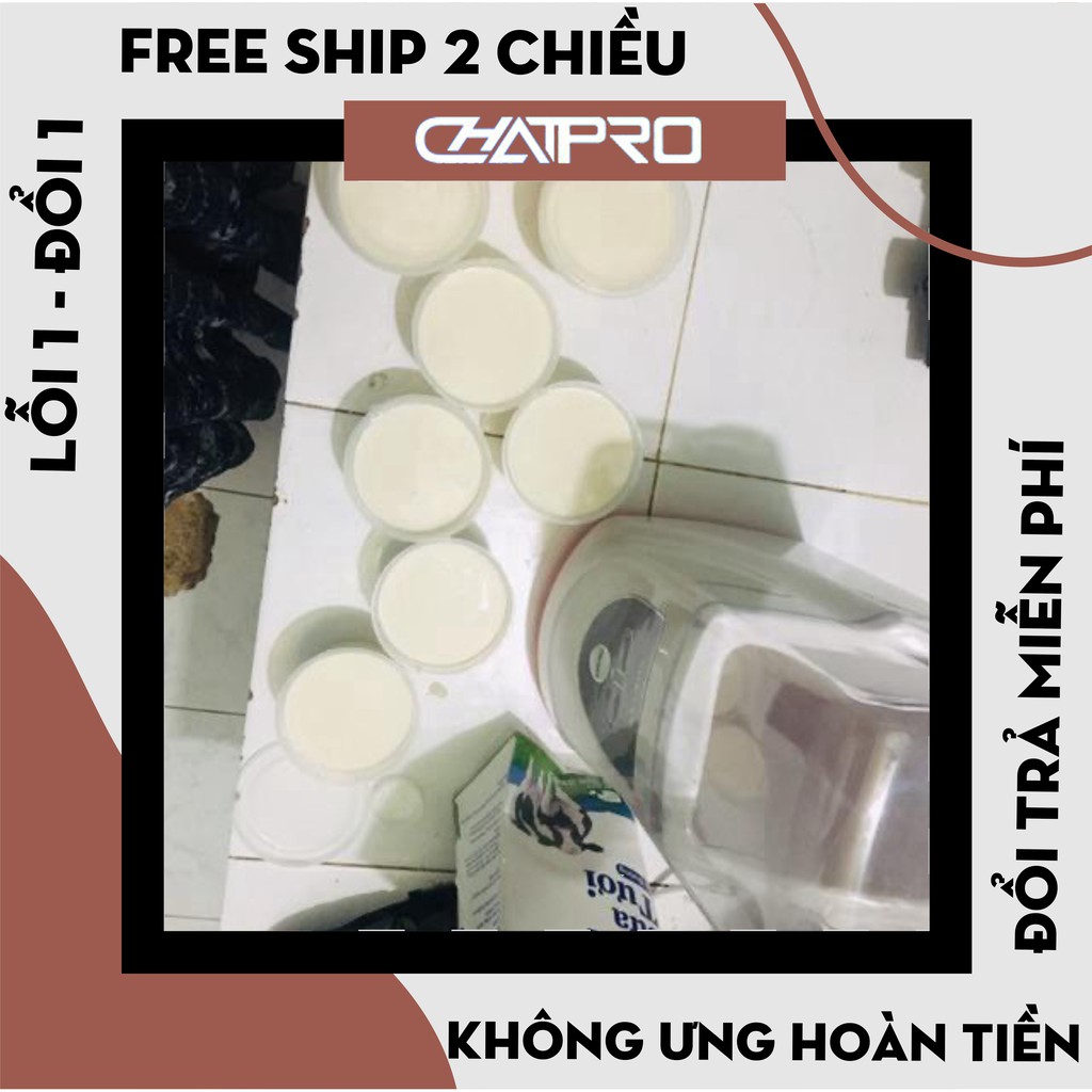 [Hàng Chính Hãng] Máy làm sữa chua Yogurt Nhật Bản, máy làm sữa chua 3 nút tự động siêu tiện lợi - Bảo Hành 12 tháng