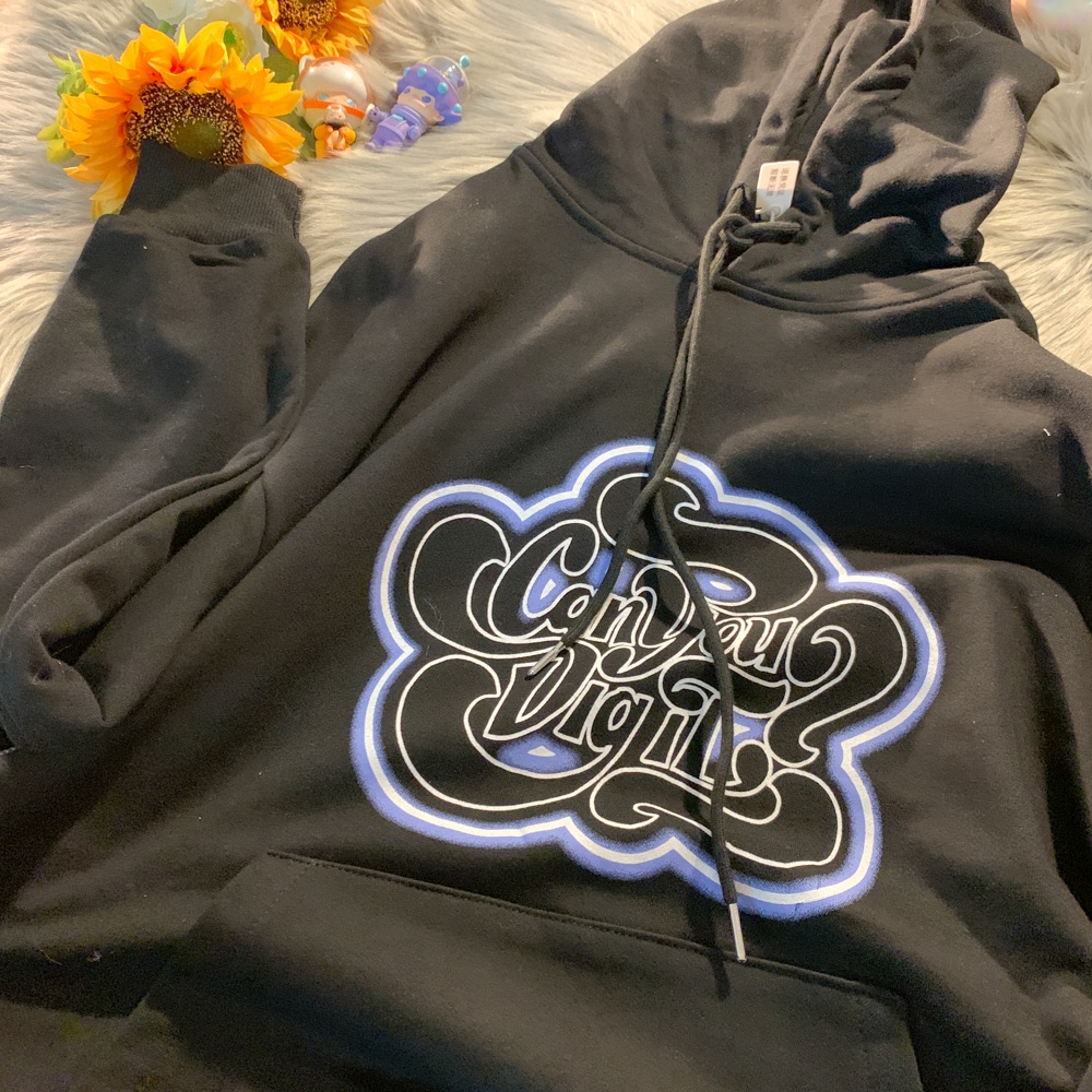 Áo Hoodie Dáng Rộng In Họa Tiết Dễ Thương Hợp Thời Trang