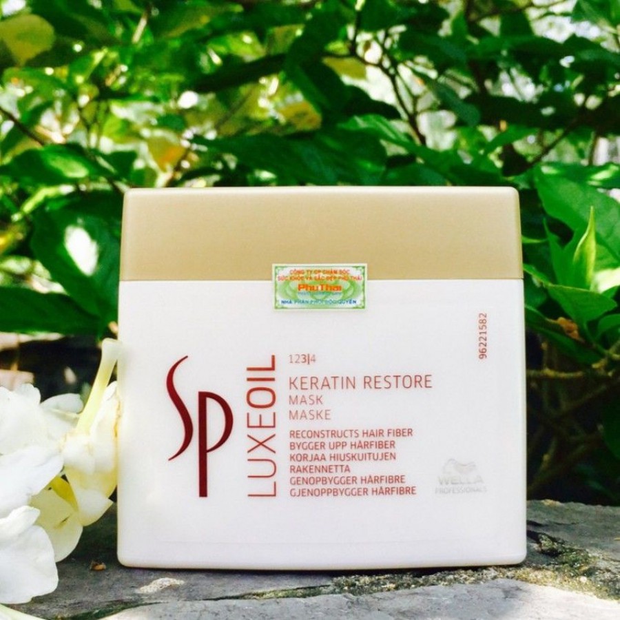 Hấp dầu dưỡng tóc phục hồi Sp Luxe Oil Keratin Restore Mask 400ml