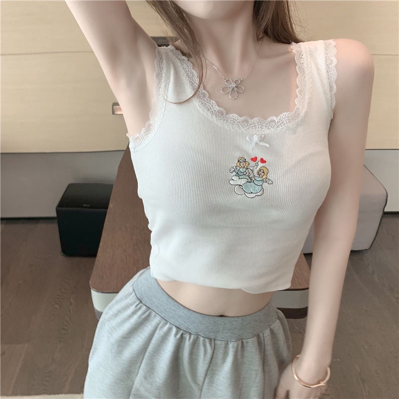 Áo Ren Không Tay Ôm Dáng Thời Trang Dành Cho Nữ