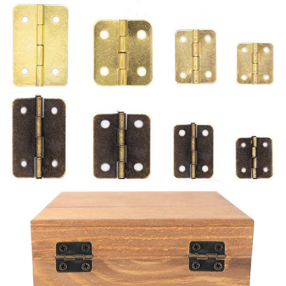 Set 10 Bản Lề Cửa Bằng Sắt Dùng Để Trang Trí Nhà Búp Bê