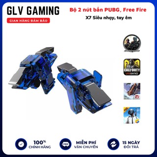 Nút bắn pubg x7 | bộ nút bấm cơ chơi pubg, free fire, ros