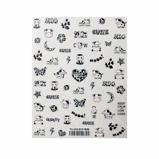 Sticker nail lụa bướm 5D LADURA