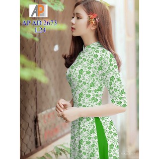 Vải áo dài hoa hồng