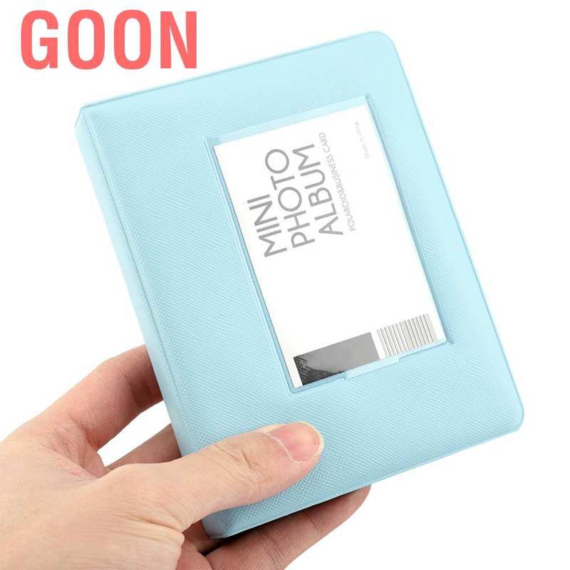 Goon 64 Pockets 3 Inch Mini Polaroid Photo Album for Fujifilm7s/8/25/50s/90 Picture Case Storage