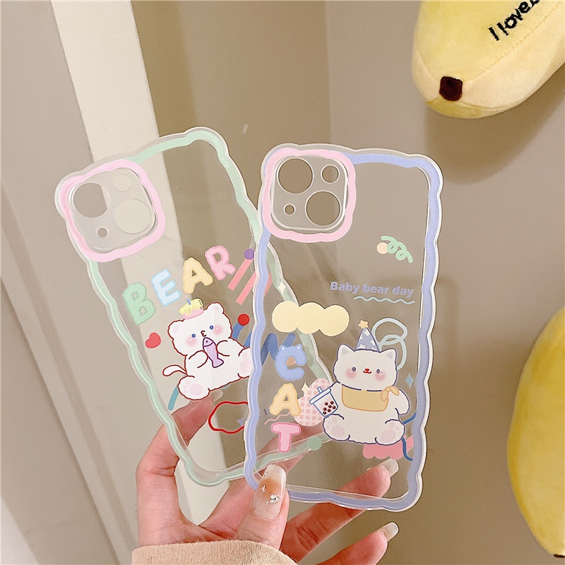 Ốp lưng iphone Ốp Điện Thoại Họa Tiết Sóng Biển Lớn Cho iphone13promax / 12 / 14pro / 11 / 6 / 6s / 7 / 8 / Plus / Mini /ProMax-14 Dinuo case