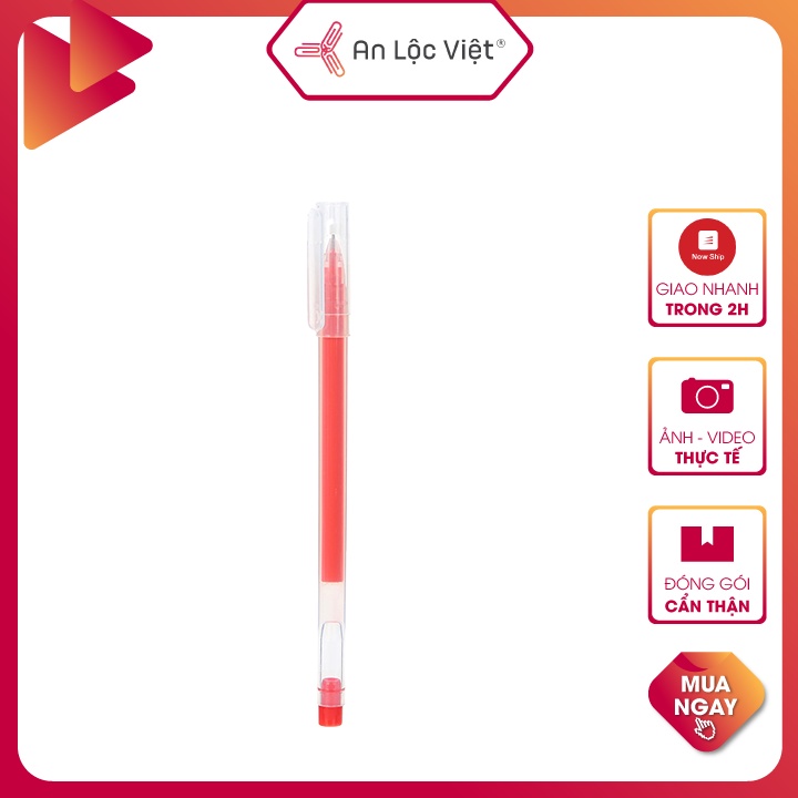 Set 10 Bút Mực Gel Nhám Sợi Carbon 0.5mm RA-1001 3 màu Xanh - Đỏ - Đen, sử dụng cực kỳ tiết kiệm