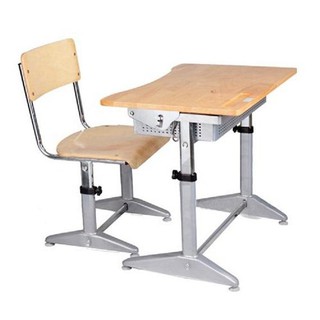 Bàn học sinh tiểu học gỗ tự nhiên xuân hòa bhs-14-04cs