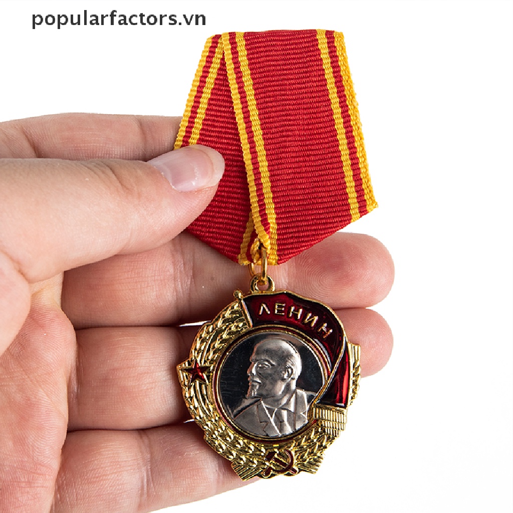 Huy Hiệu Quân Đội CCCP Orden Lenina USSR Lenin Pre Liên Xô Medal Nga Làm Quà Tặng