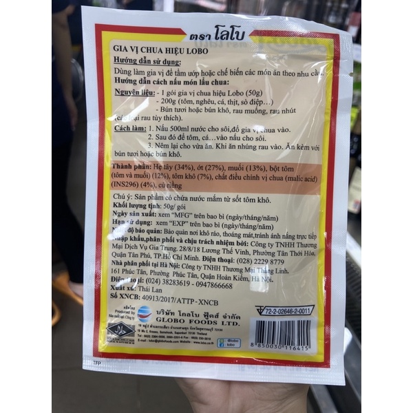Gia Vị lẩu thái Tomyum