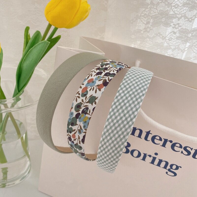 iF YOU INS Băng đô Hàn Quốc Hoa Headband Con Gái Băng đô Rửa Mặt Thời Trang Phụ Kiện Tóc