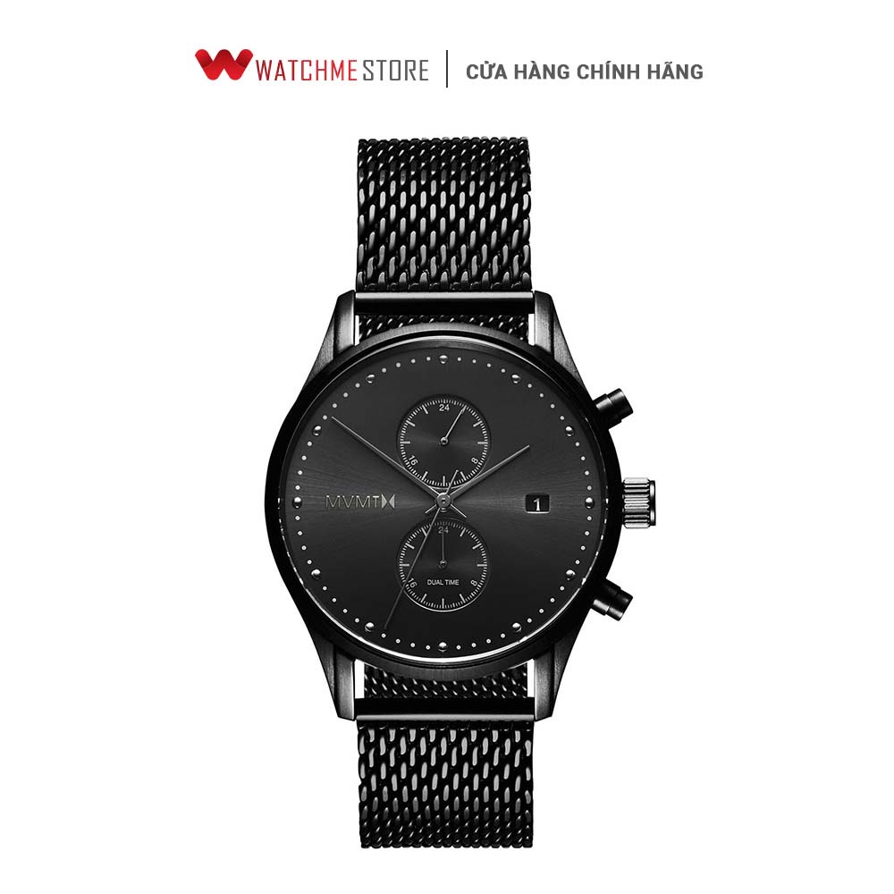 [ ĐẶC BIỆT 18-29.07 - VOUCHER 10%] - Đồng hồ Nam MVMT dây thép không gỉ 42mm - D-MV01-BL2