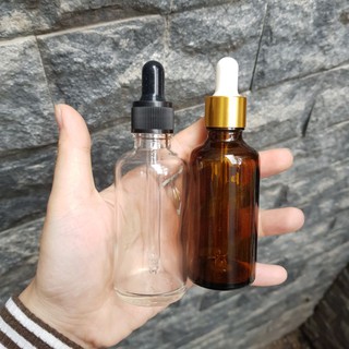 🎀CHAI THỦY TINH BÓP NÂU/TRẮNG 30ml/50ml/100ml🎀