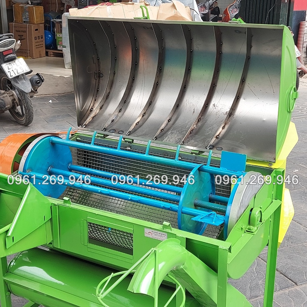 Máy tuốt lúa, tuốt hạt mini VMTL455