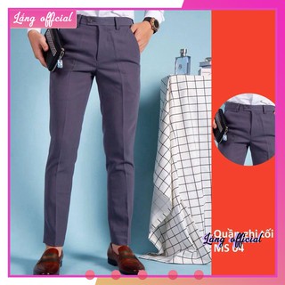 Quần Âu Nam Vải Tuyết Mưa Dáng Slimfit Chuẩn Thiết Kế Hàn Quốc