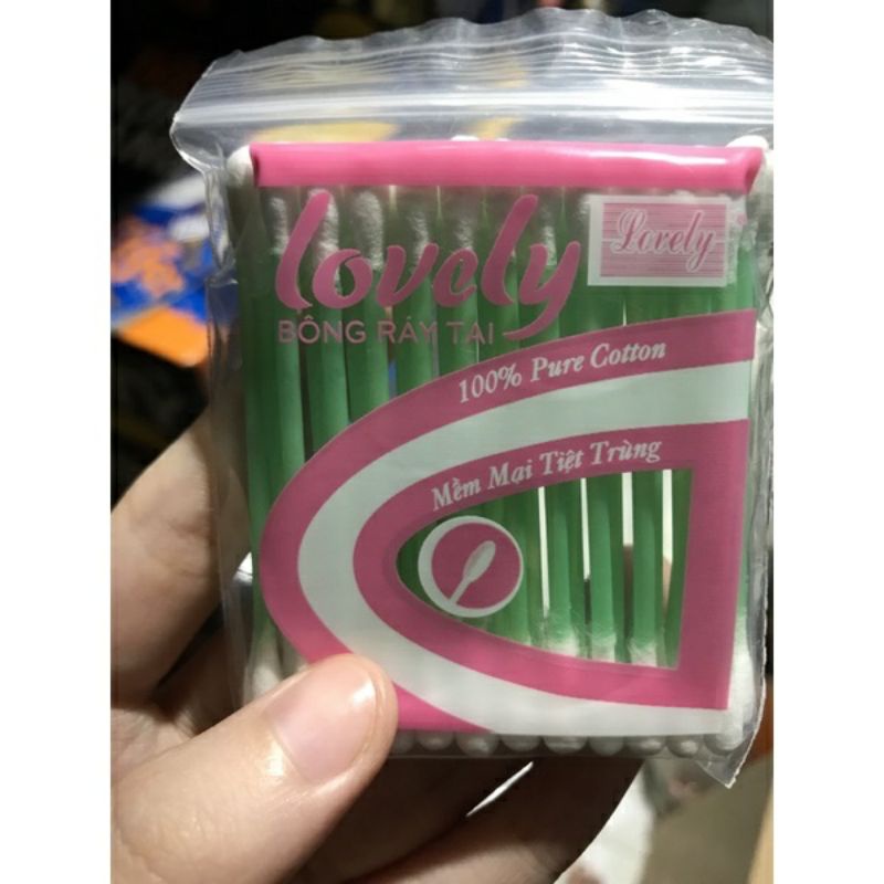 Lốc 12b tăm bông lovely.