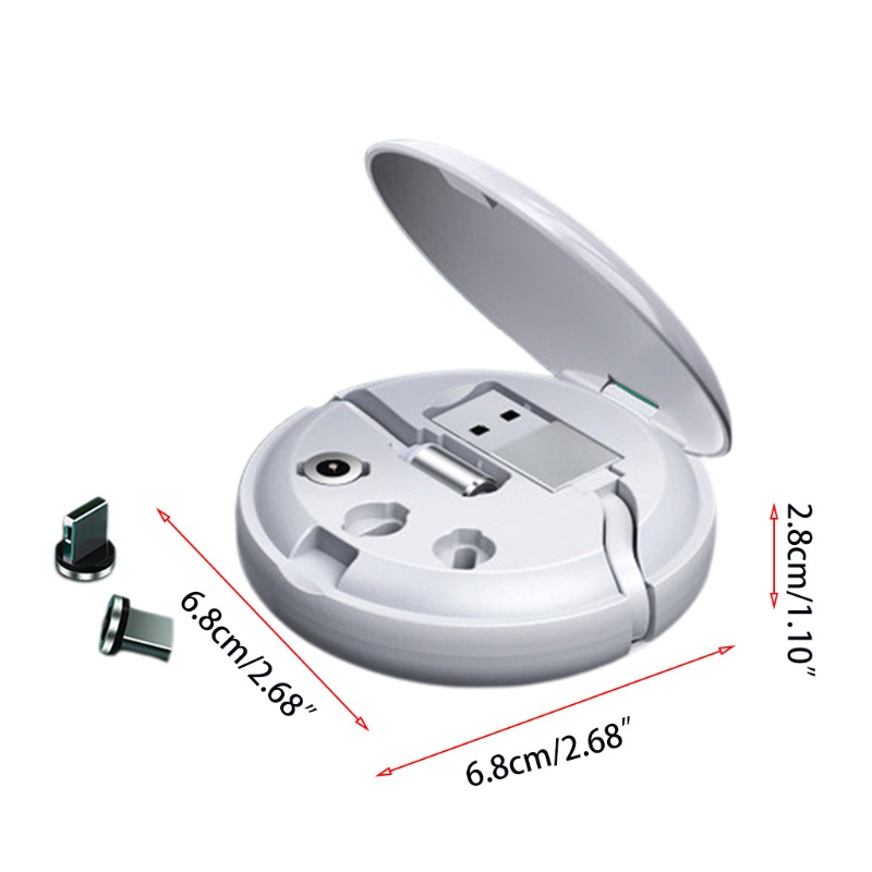 Cáp Sạc Điện Thoại Từ Tính 3 Trong 1 Đa Năng Có Thể Thu Gọn