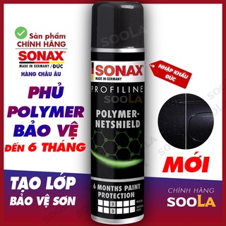 Phủ bóng Polymer bảo vệ sơn xe ô tô xe máy Sonax profiline polymer netshield 340ml Nhập khẩu Đức