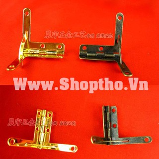 Bản lề chữ Thất - màu đồng (set 10 cái)