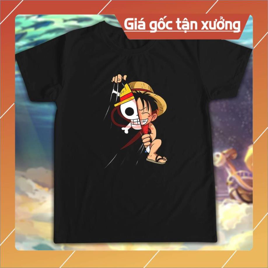 Áo phông unisex in hình Luffy One Piece được yêu thích, giá rẻ nhất