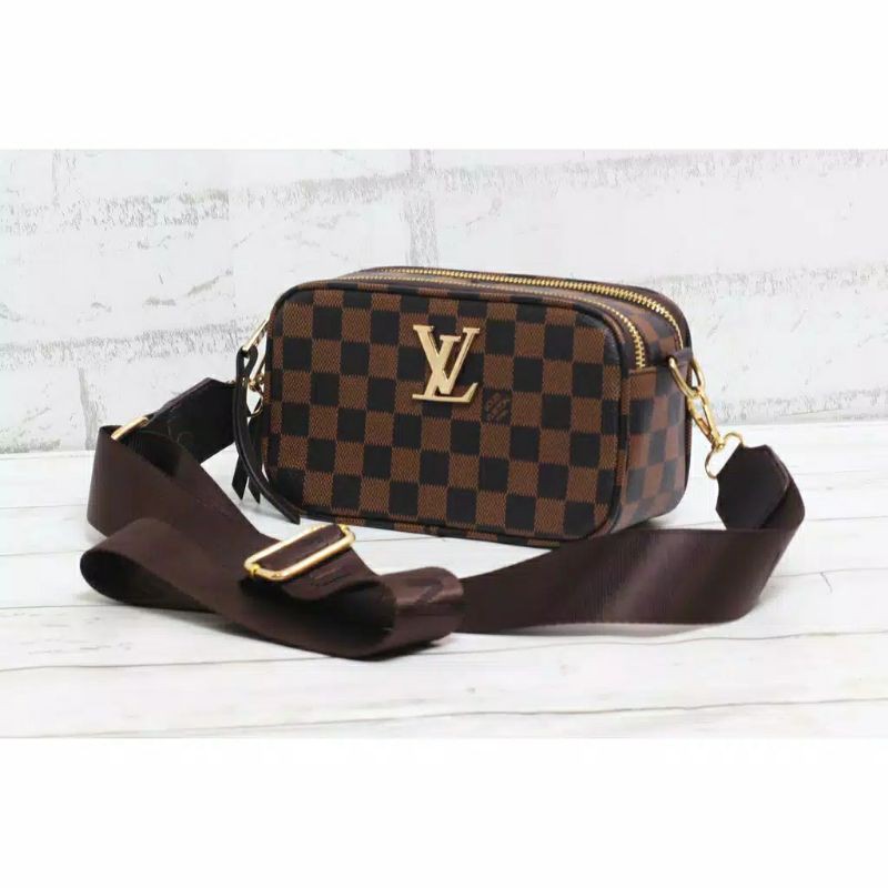 Clutch Party Bag Lv 2 Super Zipper / Sling Wallet Ví