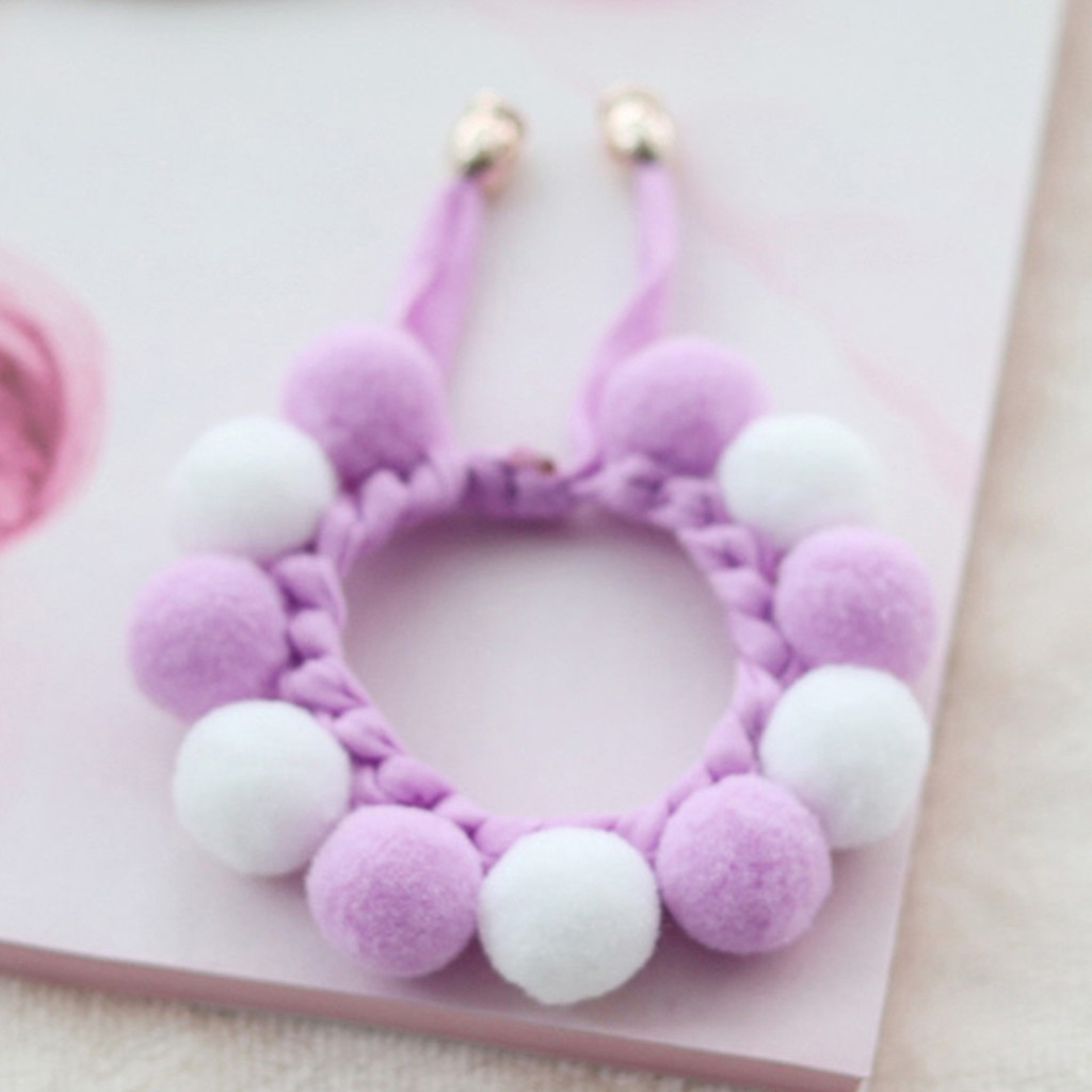 Vòng đeo cổ yếm bông dễ thương dành cho thú cưng