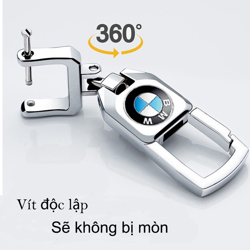 móc chìa khóa ô tô BMW móc khóa hợp kim