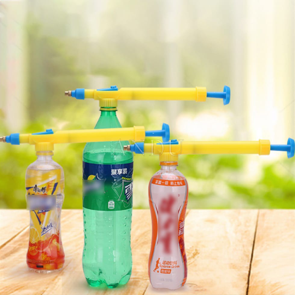Vòi Phun Bình Xịt Gia Dụng Bình Xịt Áp Lực Không Khí Có Thể Tưới Nước Rửa Xe Vòi Chậu Rửa Với Chai Nước Giải Khát